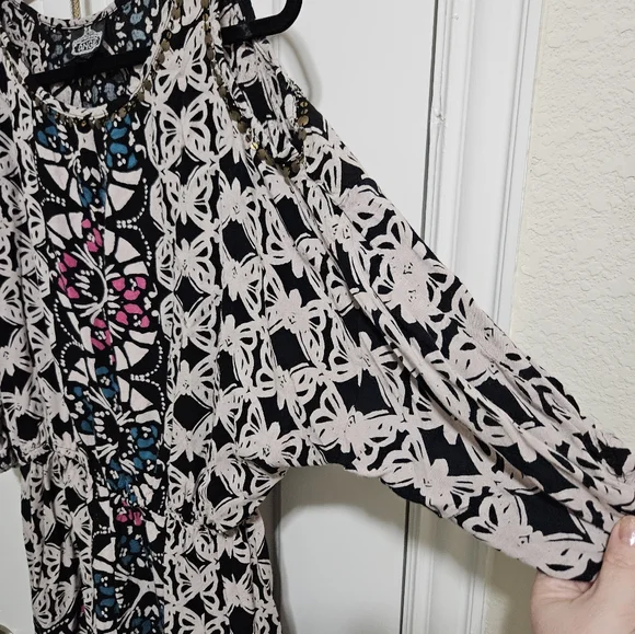 Angie boho tunic or dress L EUC - Picture 8 of 13